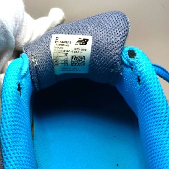 New Balance Men's 1540v3 Running Shoe/ Sneaker Size 11 Blue/ Silver............. - Picture 15 of 16
